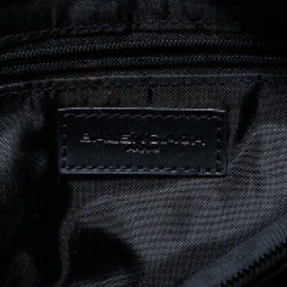 Balenciaga logo canvas shoulder bag black - Picture 10 of 13